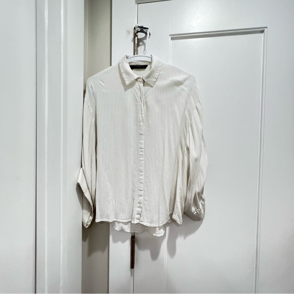 Zara Shirt Blouse in white